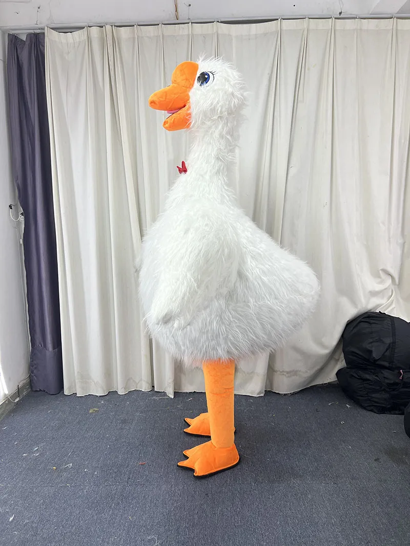 2 Meter Customized Inflatable Goose Mascot Costume with Printing logo