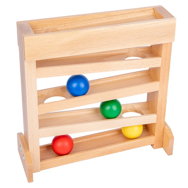 Montessori Teaching Aids Target Visual tracker Ball Pressing Table Early Education Toy Slider