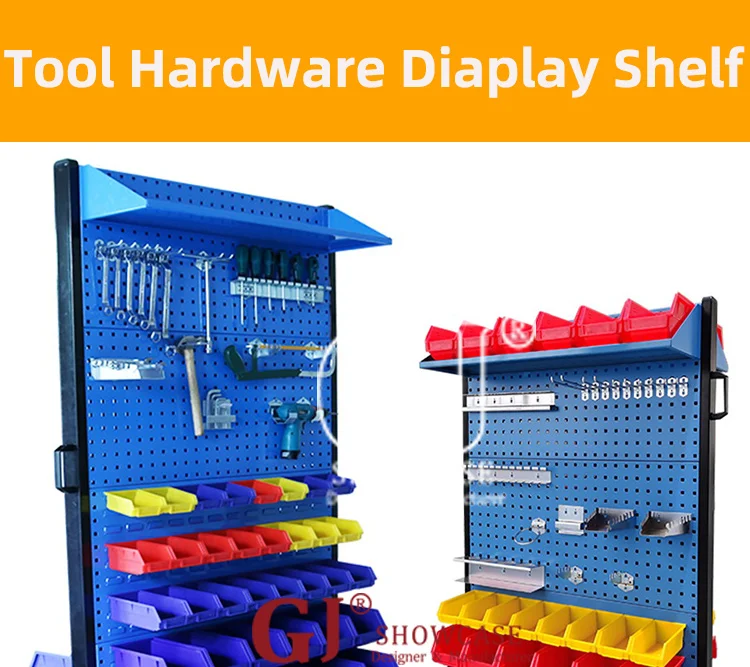 Durable Hardware Display Rack Hole Board For Garage Repair Center Tool