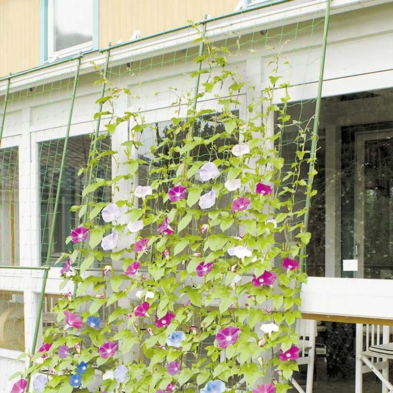 garden nylon trellis netting support climbing bean plant nets