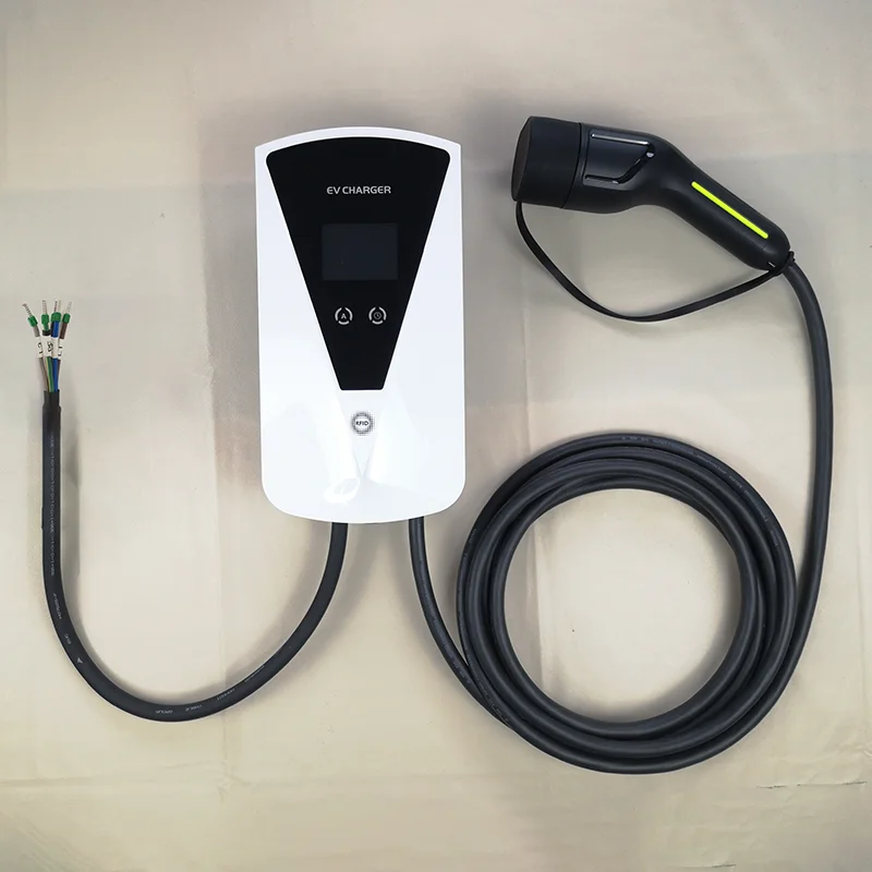 Universal Home Ev Charger 7/11/22kw Level 2 32a Fast Charging Type1/2 Wallbox Ac Electric Car