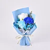 Bouquet di 3 fiori blu