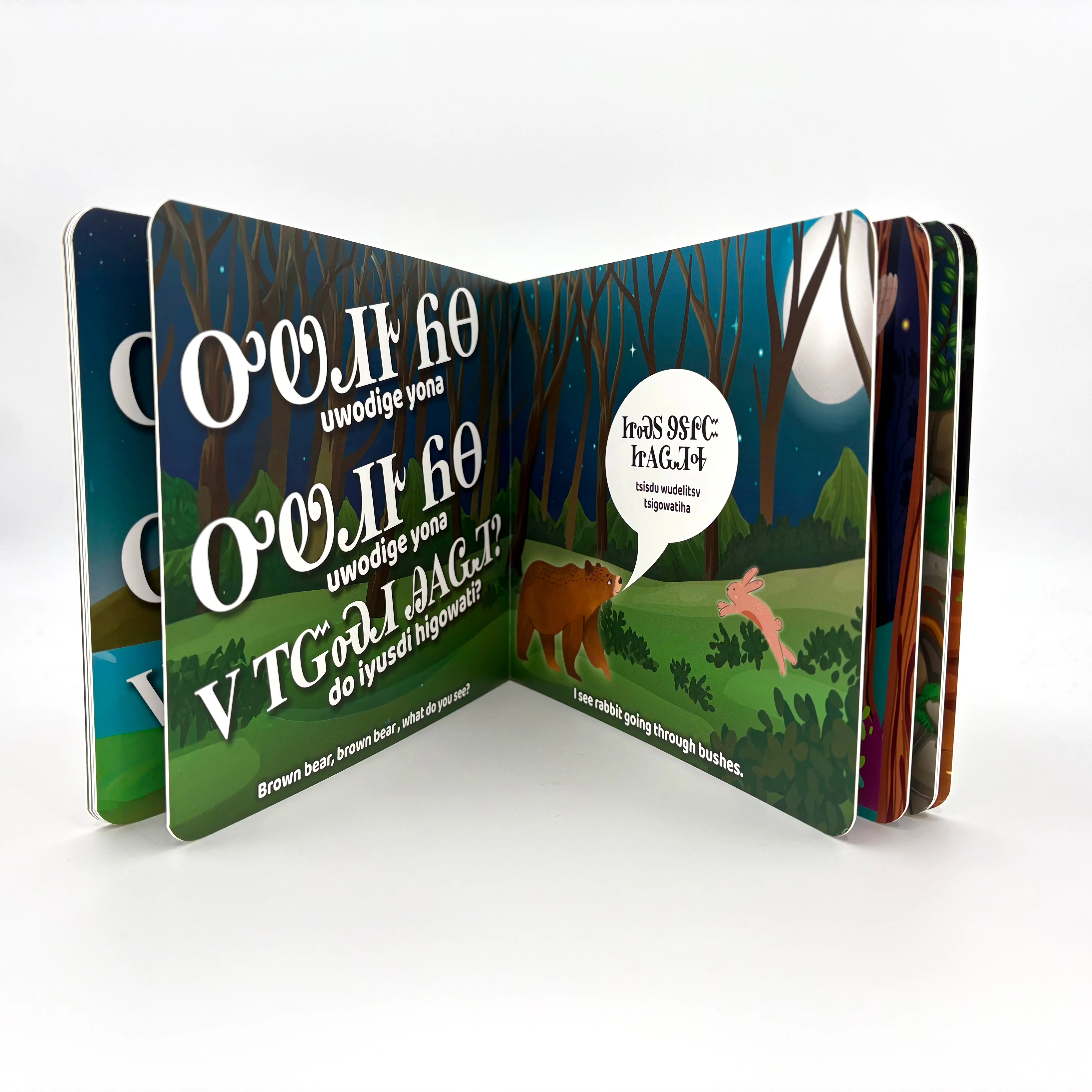 Chinese Factory Children's Custom Printed Cardboard Hard Cover Storyboard Books with English Pictures factory