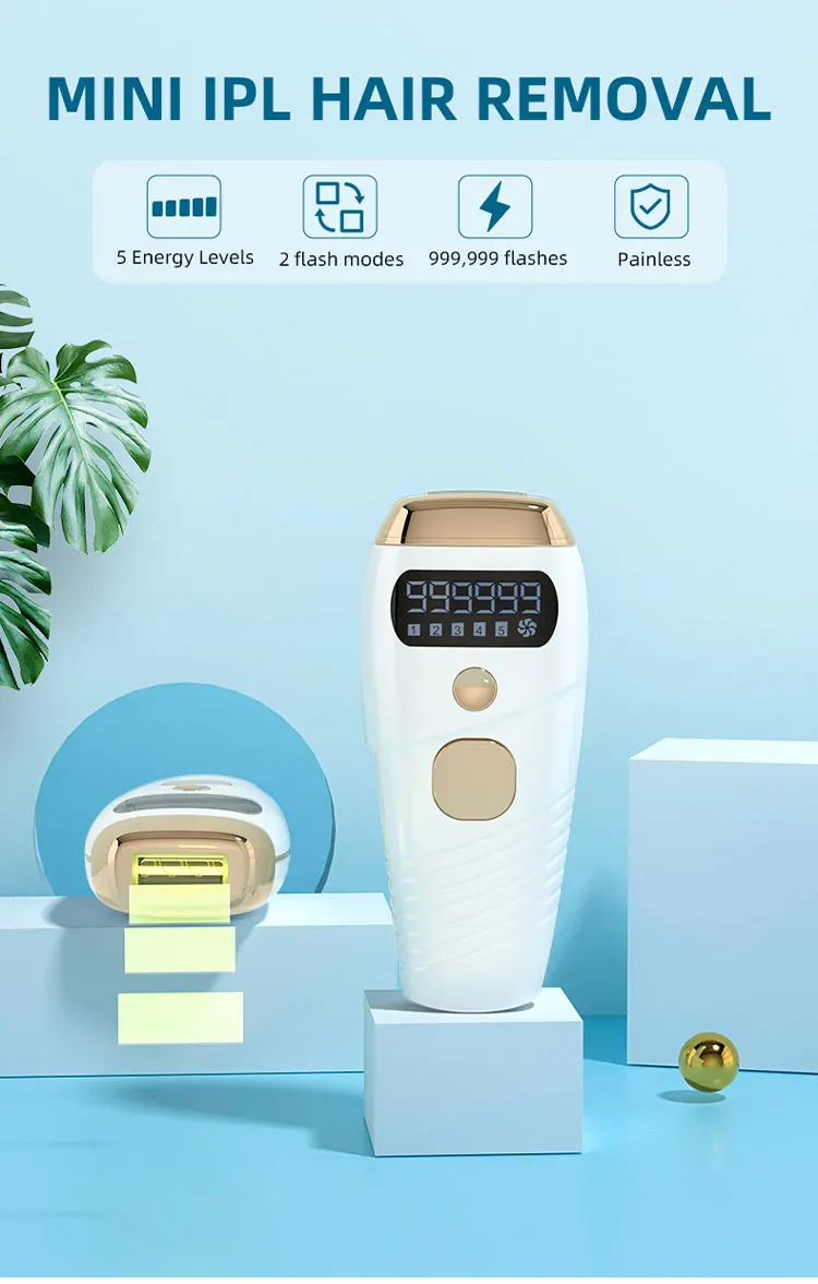 Upgraded Home Use Hair Removal Appliances Women Whole Body Permanent