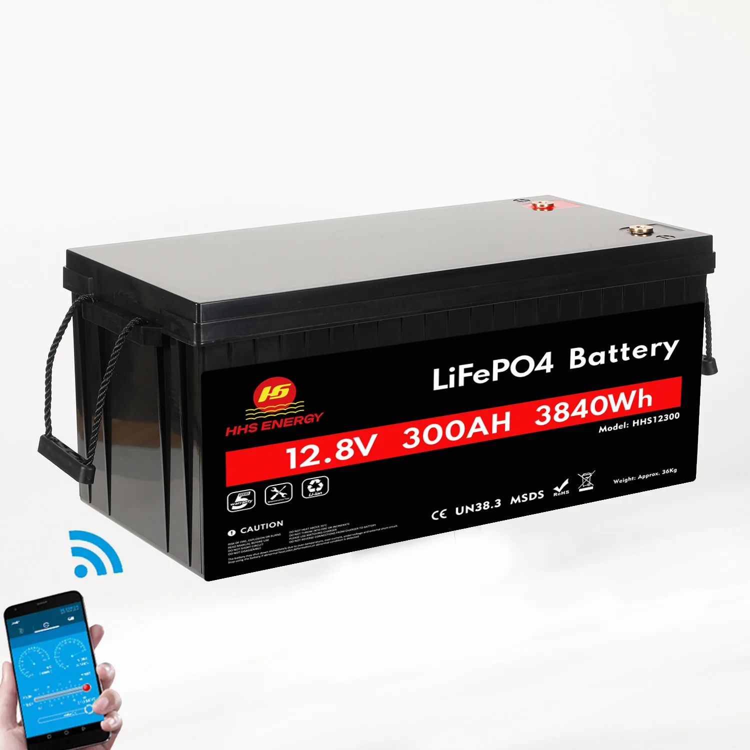 Rechargeable Deep Cycle Lifepo4 Battery 12v 24v 48v 100ah 120ah 200ah 300ah for Rv Solar System Lifepo4 Lithium Ion Battery