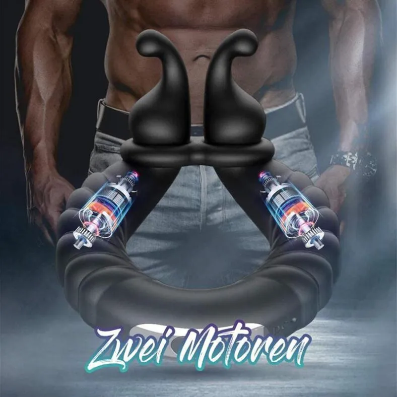 Amazon hot sale 10 frequency silicone cock ring vibrator sex toys for men delay ejaculation