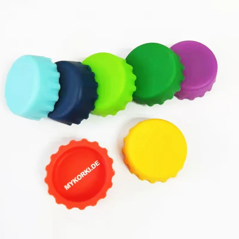 custom silicone bottle cap