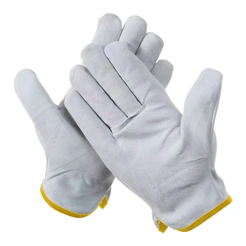 Factory direct supply high quality sheepskin welding tig welding gloves Reinforced Palm Thumb For Welder Hand