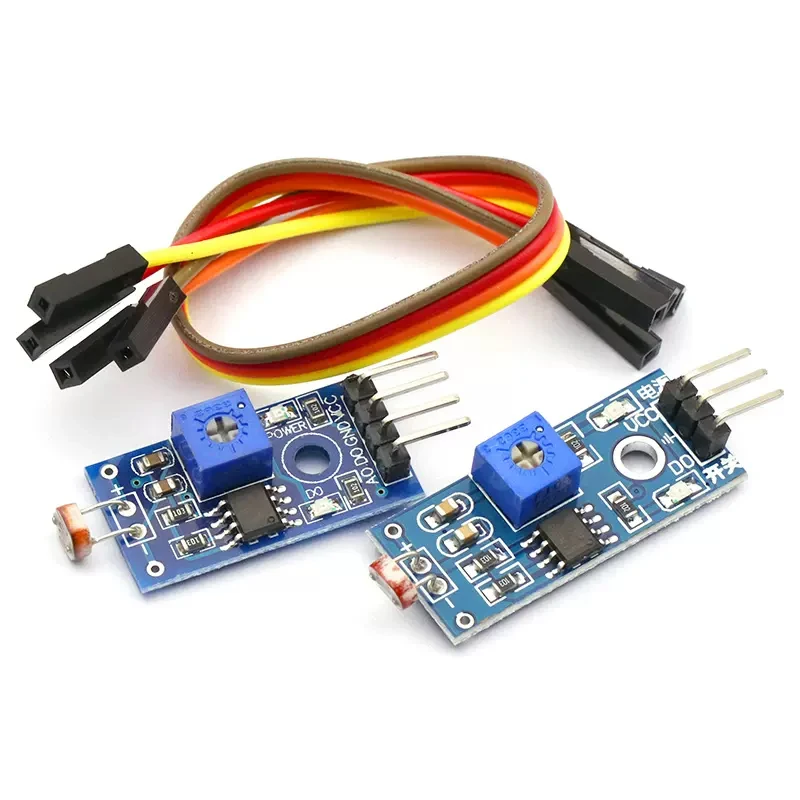 4-Wire Light-Intensity Detector with Optical Sensing Mode 3-Pin/4-Pin Photodiode Sensor Photosensitive Temperature Sensors