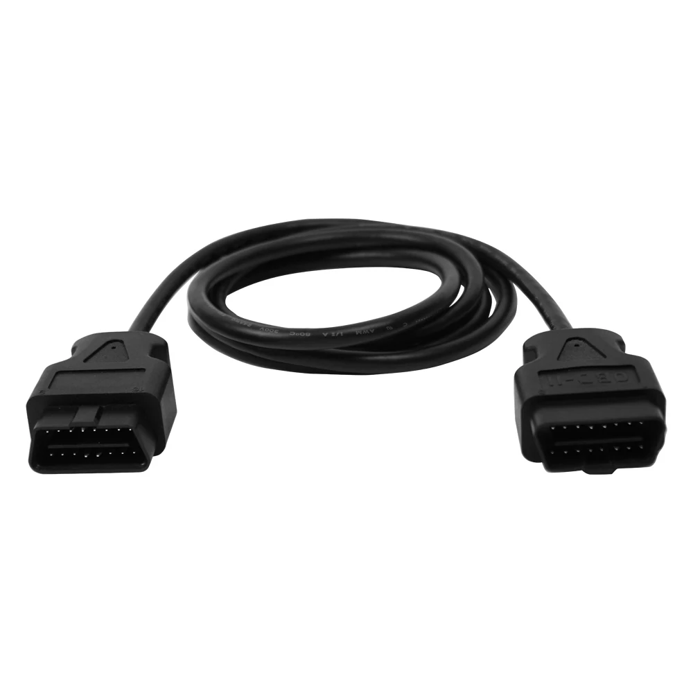 High Quality OBDII 16pin Male to Female Extension Cable Diagnostic Tools for Car Extend OBDII Cable