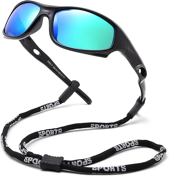 Polarized Sport Sunglasses for Kids Flexible Fashionable
