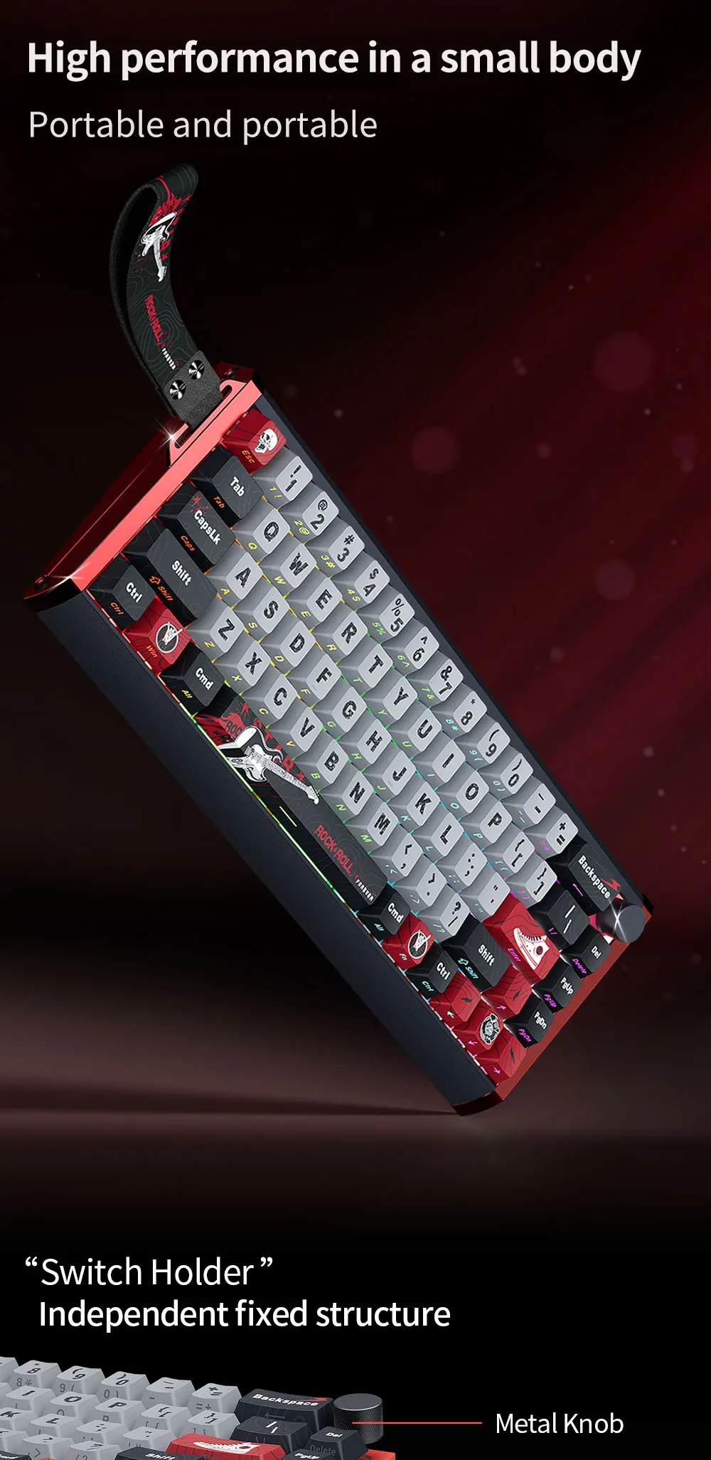 SKYLOONG GK68 HE Aluminum Magnetic RGB 8K USB Gaming Keyboard