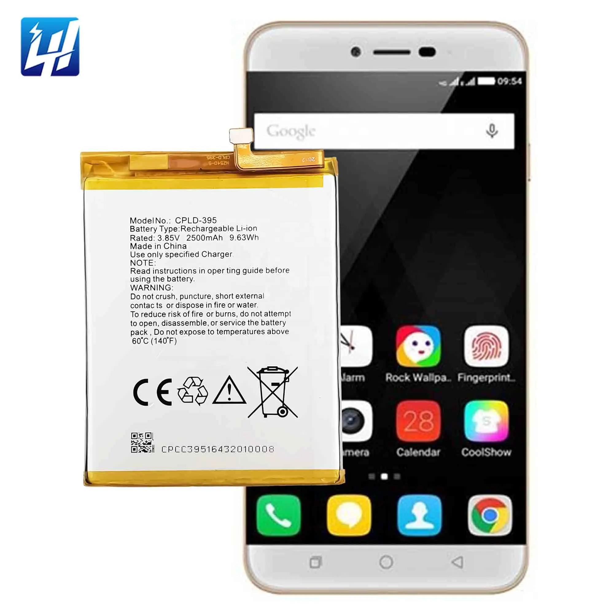 coolpad y91 100 battery