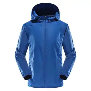 2026 Unisex Waterproof Outdoor Running Jacket Thin UV Proof and Sun Protection Sport Hiking Coat for Men and Women