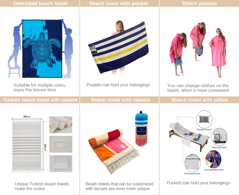 Wuxi Ivy Textile Sublimation Stripe Quick Dry Recycled Microfiber Anti Sand Free Pool Swimming Beach Towels with Custom Print
