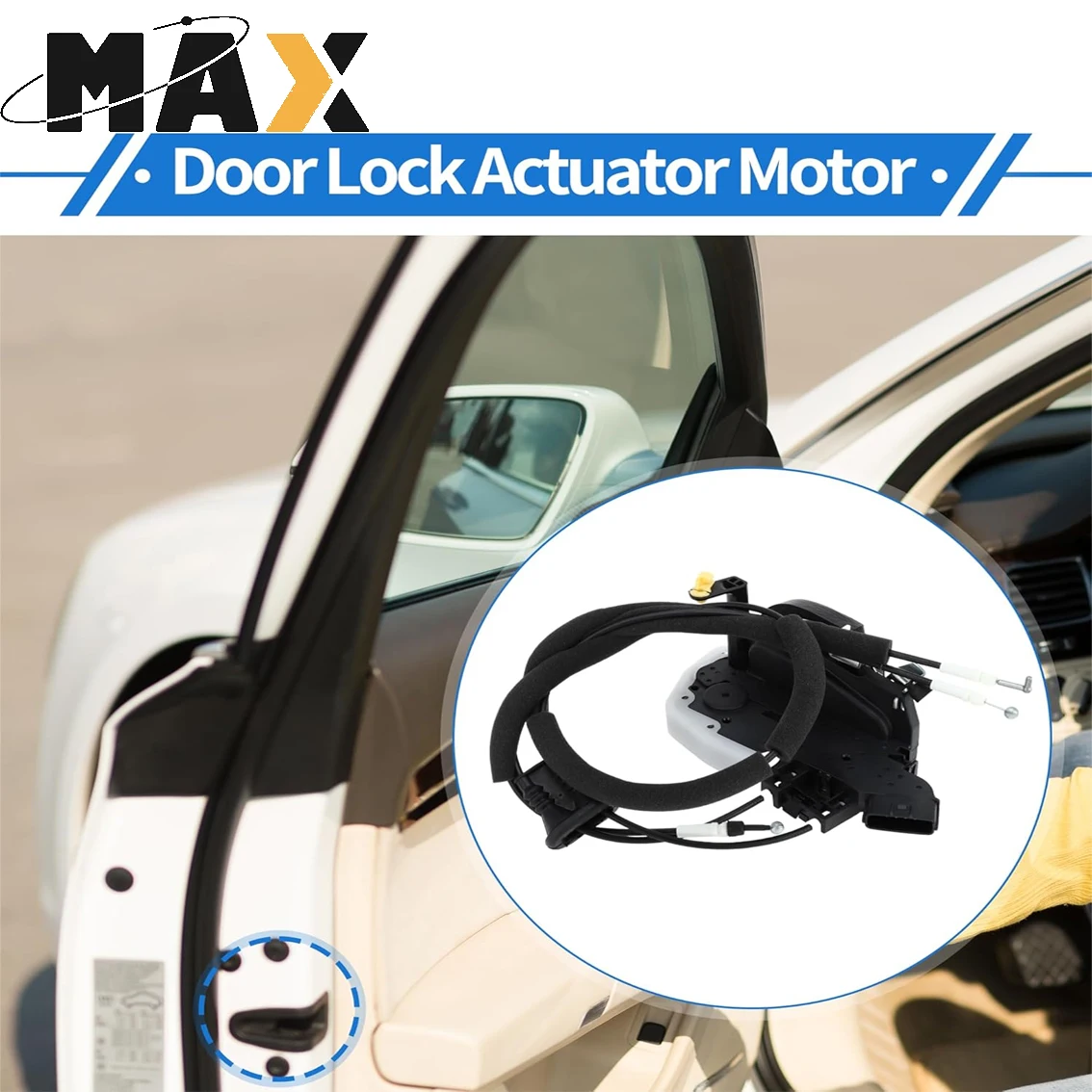 Side Sliding Door Lock Actuator for Mercedes BMW Audi Toyota Honda VW Nissan Range Rover Ford Chevrolet Hyundai Kia Renault
