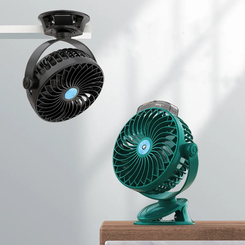 3 in 1 Mini USB Rechargeable Fast Cooling Electric Evaporative Air Conditioner Cooler Fan With Water Mist Spray Clip on for Home