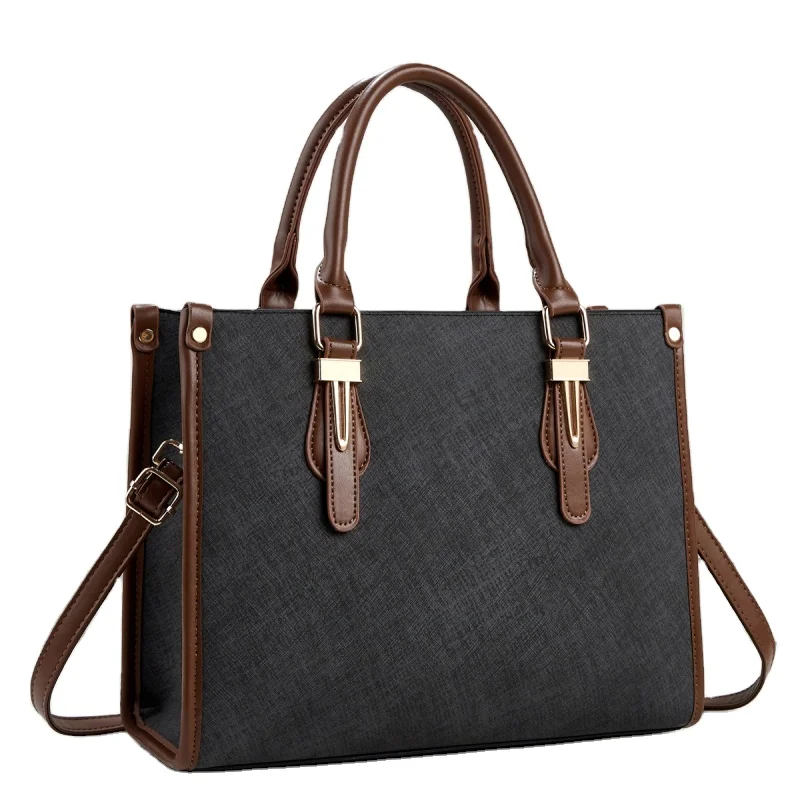 New Trend Women Bag Large Capacity Single Shoulder Cross-body Bag Simple Large Pocket Tote Bag Handbag