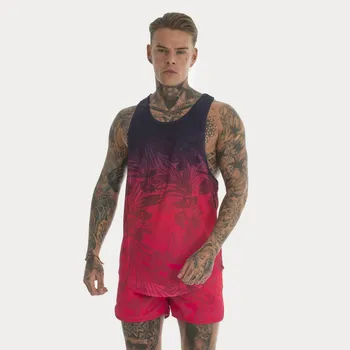100% polyester sublimated print quick dry basketball running sports men singlet
