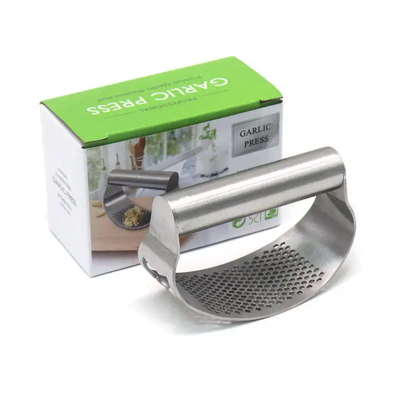 Manuel Stainless Steel Kitchen Tool Ginger Peeling Machine Garlic Crusher Mincer Garlic Press Peeler