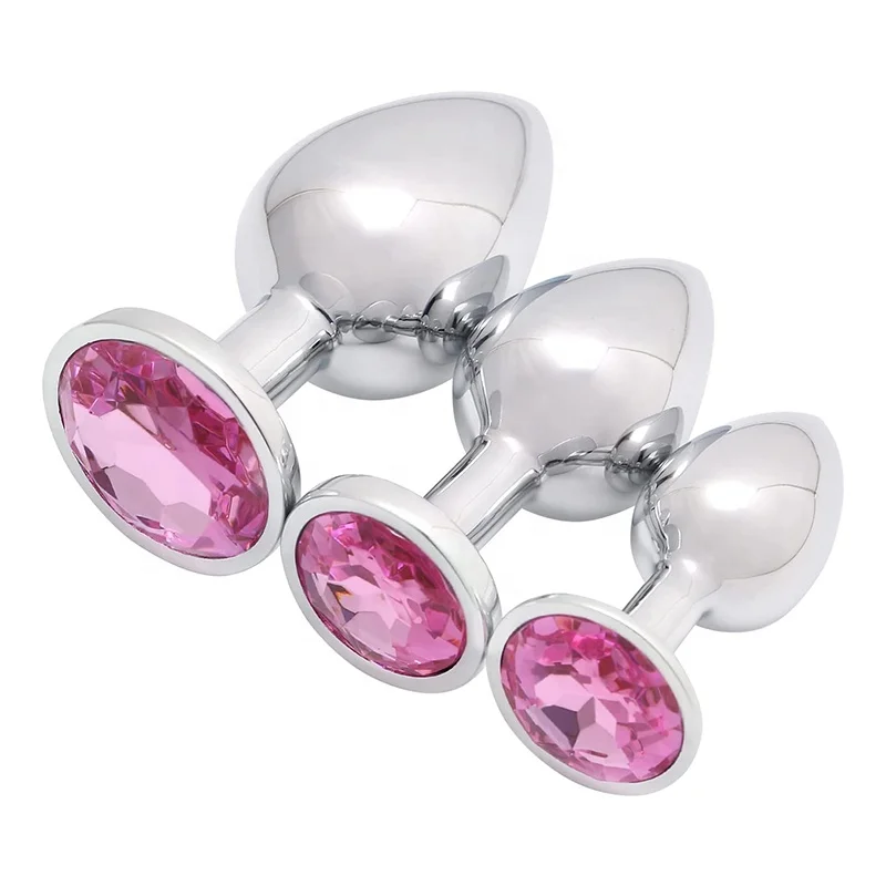 Wholesale Best Seller Anal Sex Toys 3 Pcs/Set Crystal Jewel Anal 