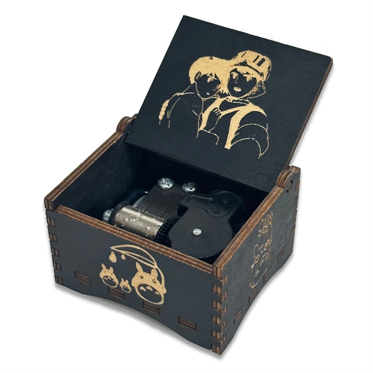 mini wooden music box