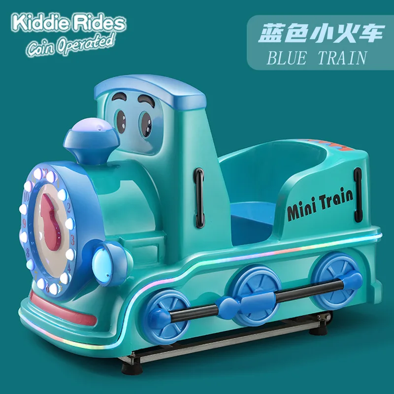Factory Swing Machine Video Coin Operated Kiddie Car Rides Amusement Park Fiberglass Kiddie Ride