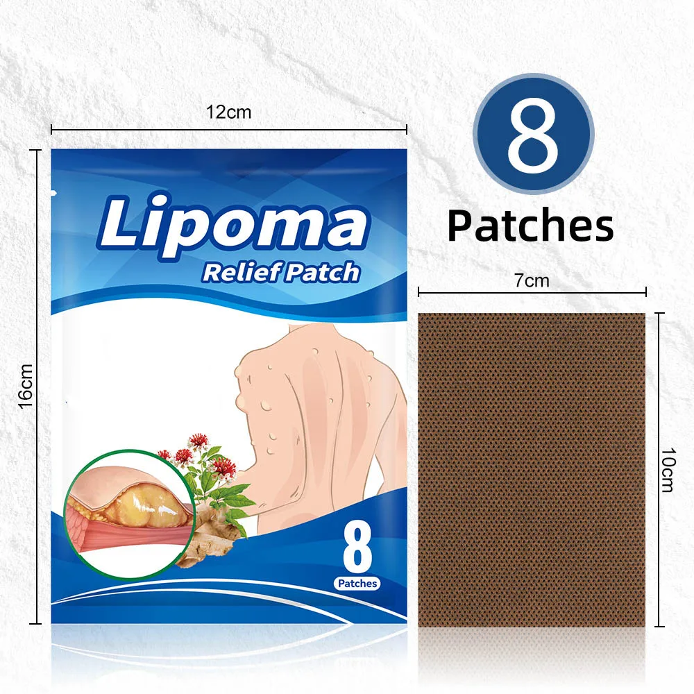 Хит продаж, натуральные травяные Пластыри для удаления комков Липомы, пластыри против набухания лимфатической детоксикации