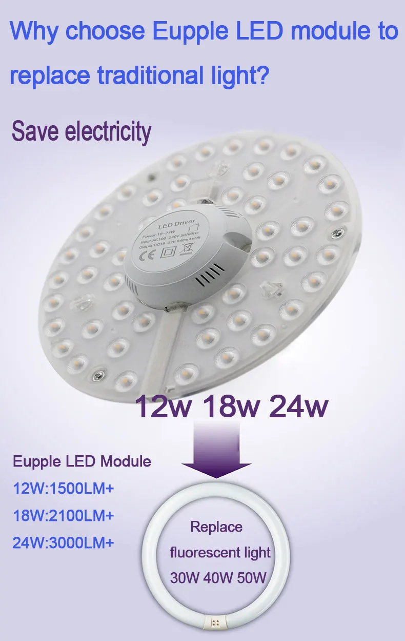 3 Years Warranty CE SAA ERP Daylight Warm White 12W 18W 20W 24W 5630 5730 18W Ceiling Light Led Module