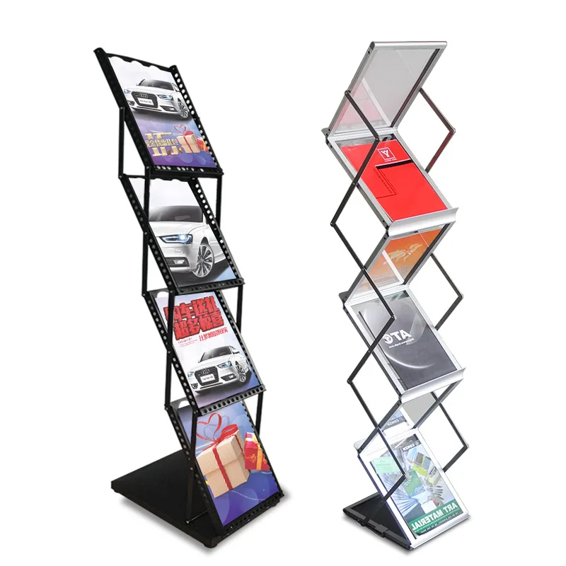 Porte-revues Pliable 4 Compartiments Verticaux – Organisateur Violet – Uxcell