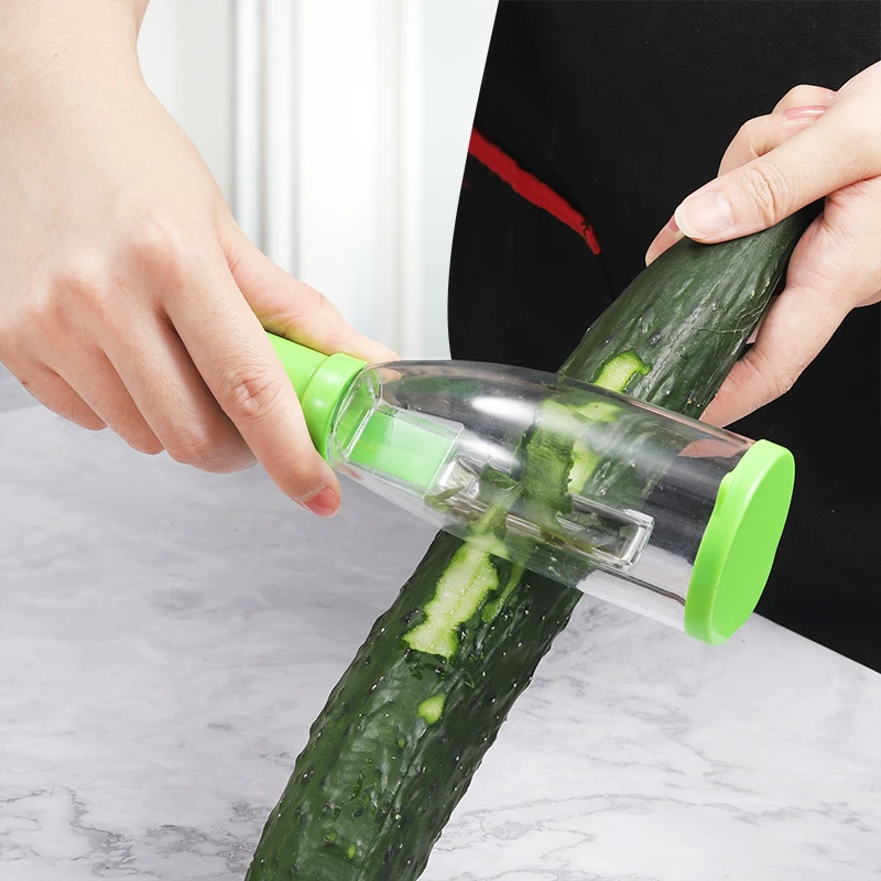 Best Sell Kitchen Gadgets Vegetables Peeler With Container Storage Cup