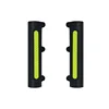 Black long round tube 22mm reflective block pair