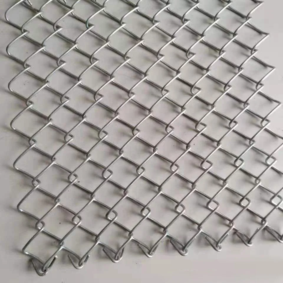 Green Chain Link Fence Wire Mesh Galvanized Chain Link Fence