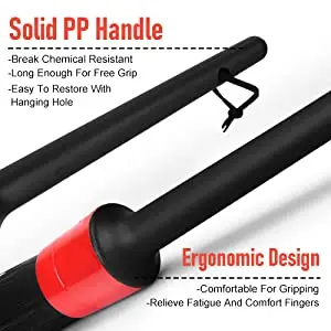 Manual PP Filament Car Detailing Brush Kit 5 Piece For Cleaning