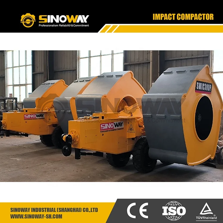 High Efficiency Dynamic Triangular Impact Compactor 32kj Rapid Impact Compaction Machine for Sale