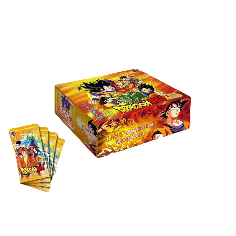 DBZ Super Collection Cards Anime Character Board Game Rare Cards Table Playing Game Printing Double Side