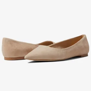 New Fashion Customize Women Ladies Fashion Flat Suede slip on Flat Shoes