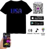 APP Bluetooth led t shirt