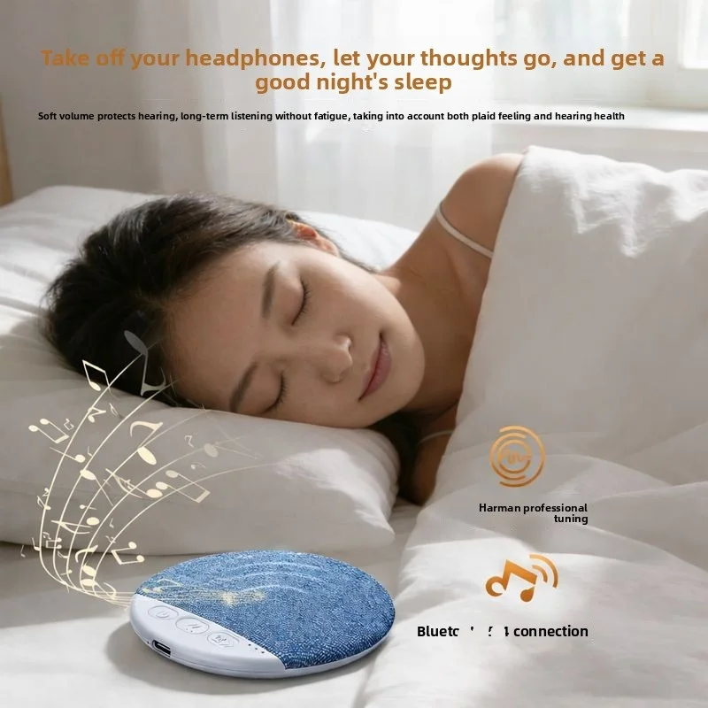 Bedside Sleep Speaker High Quality Small Under Pillow Speaker Disc Edge White Noise Invisible Factory for Automatic Power