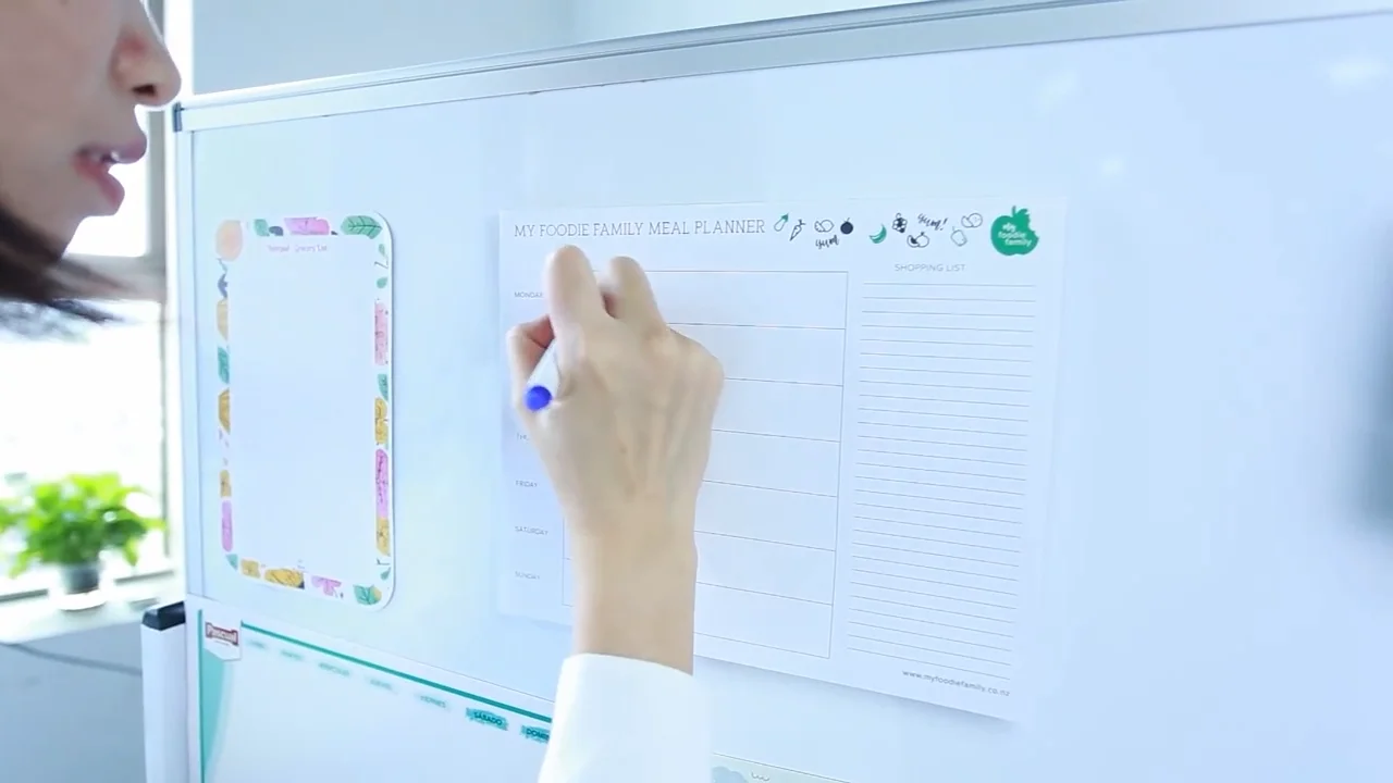 Custom Planner Refrigerator Soft Dry Erase Whiteboard Sheet
