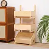 Three-tier log storage