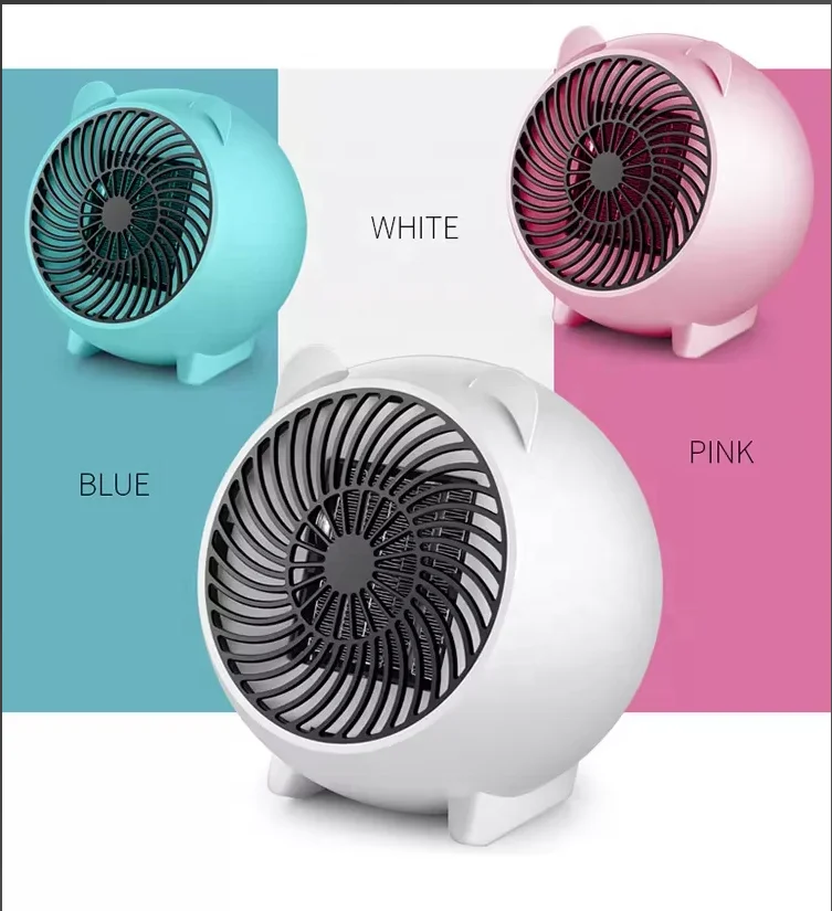 Creative Cute Cartoon Mini Fast Heating Heater Desktop Small Portable Home Heater Household Fast Heating Electric Heater 5