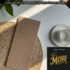 Logo del menu in pelle kaki3
