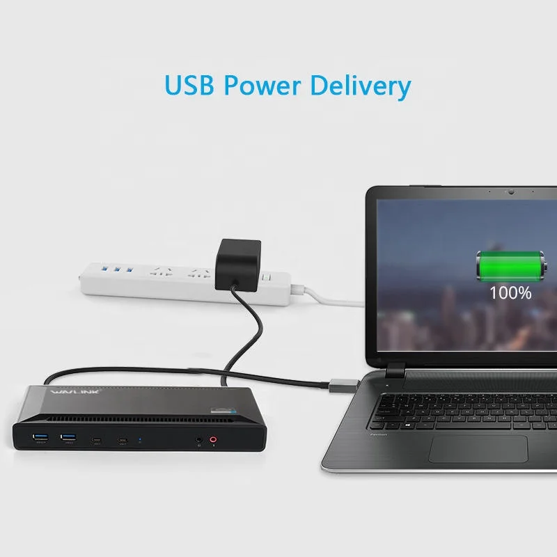 Wavlink WL-UG69PD2 PRO USB-C USB 3.0 DisplayPort 4K 5K Display