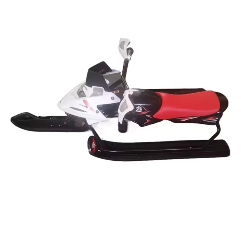 Good Quality Popular Cheap Snow Scooter With Brake Plastic Snowmobile Bike Ski for Sale Electric Snow Racer
