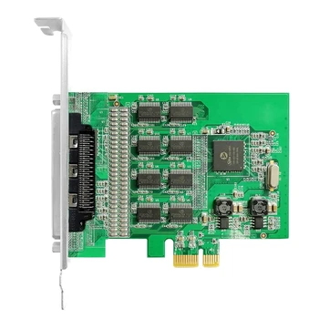 Linkreal 8-Port DB9 Series RS-232 Card PCI Express x1 Serial Boards Hub with low profile Bracket for POS and ATM Applications