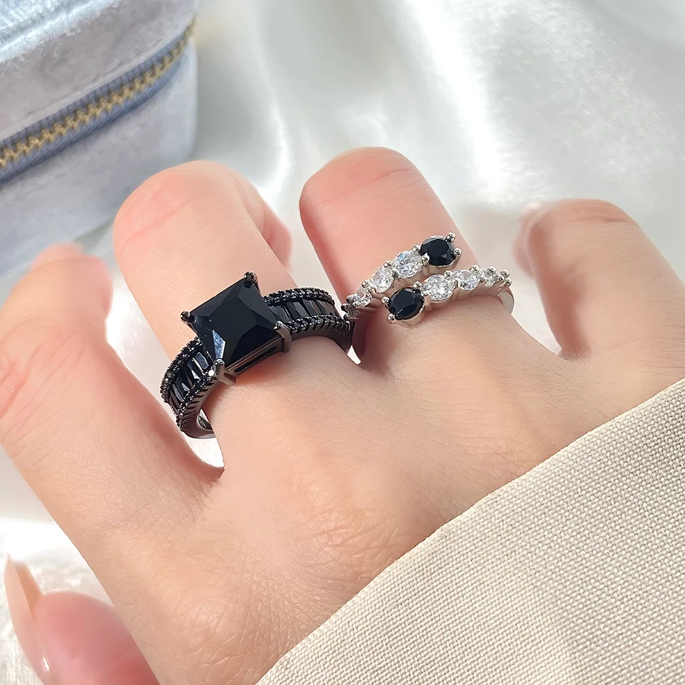 Anello In Argento 925 Con Zirconi Cubici – Design Elegante In Argento E Oro Rosa, Gioiello Unico
