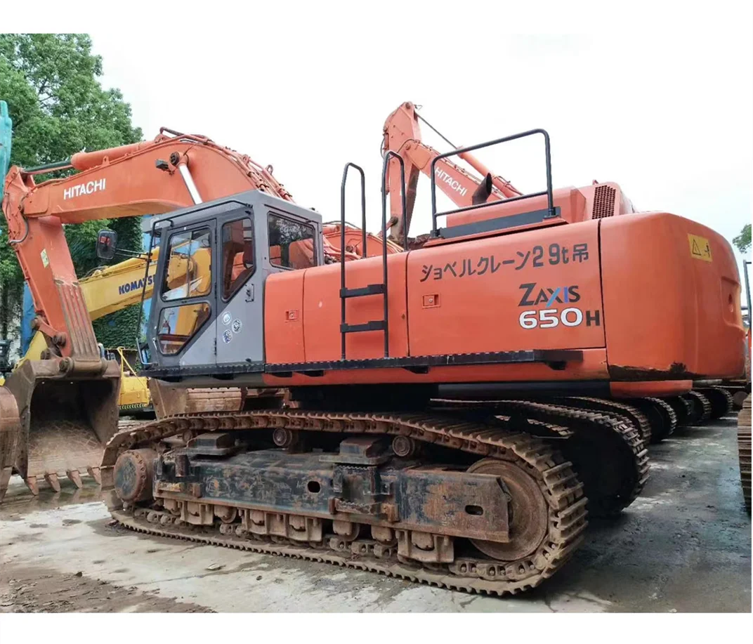 Used Hitachi ZX650H Crawler Excavator - 65 Ton Hydraulic Power