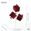 Wine Red Foam Box Pick