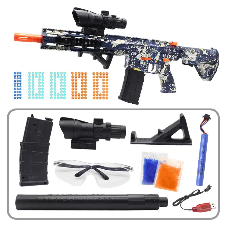 Toy Gel Water Ball Orbi Gun Bullet Blaster Kids Play Splatter Ball Gun ...